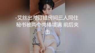 -艾丝出差订错房间三人同住 秘书被两个肉棒填满 前后夹击