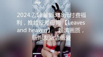 2024.7.18最新388元付费福利，推特反差母狗 【Leaves and heaven】，超清画质，新炮友激情做爱