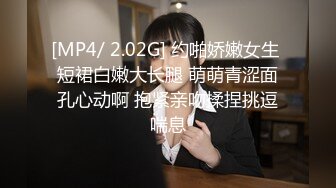 [MP4/ 2.02G] 约啪娇嫩女生 短裙白嫩大长腿 萌萌青涩面孔心动啊 抱紧亲吻揉捏挑逗喘息